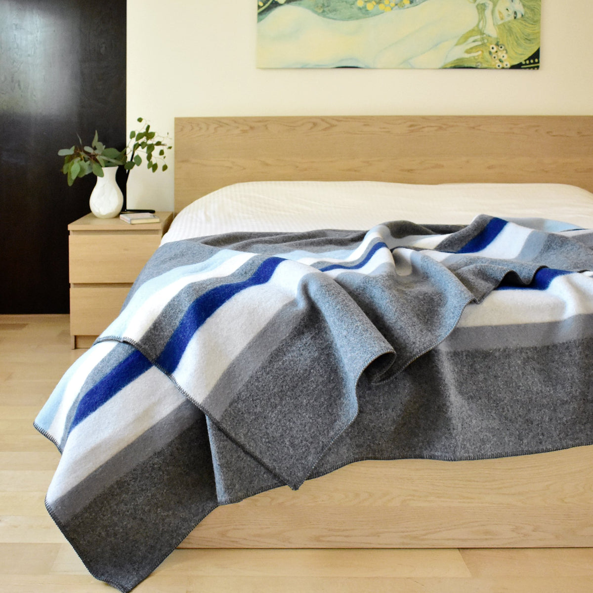 Wool Blanket, Mountain Clouds Woolino Canada