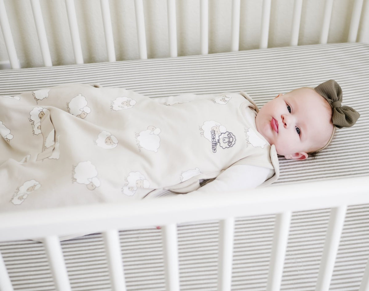 Woolino Baby Sleep Bags or Sacks Natural Merino Wool Babywear