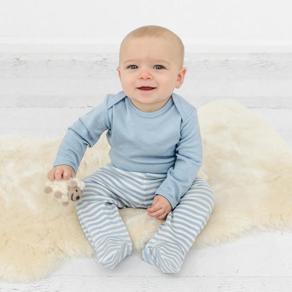 Merino Wool Footed Pants Natural Merino Wool Baby Clothing Woolino Canada